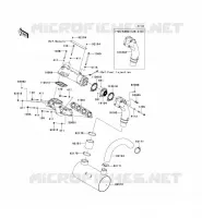 EXHAUST voor Kawasaki JET SKI ULTRA 300X 2013