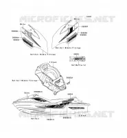 STICKER(WHITE) voor Kawasaki JET SKI ULTRA 300X 2013