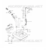 FUEL TANK voor Kawasaki JET SKI ULTRA 310X 2015