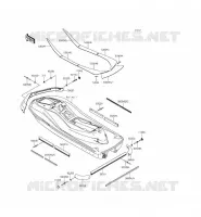 MOUSSE voor Kawasaki JET SKI ULTRA 310X 2015