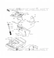 REAR HULL PARTS voor Kawasaki JET SKI ULTRA 310X 2015
