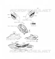 STICKER voor Kawasaki JET SKI ULTRA 310X 2015