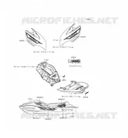 STICKER voor Kawasaki JET SKI ULTRA 310X 2015
