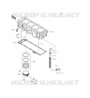 CYLINDER   PISTON  voor Kawasaki JET SKI ULTRA 310X 2015