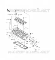 CYLINDER HEAD voor Kawasaki JET SKI ULTRA 310X 2015
