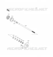 DRIVE SHAFT voor Kawasaki JET SKI ULTRA 310X 2015