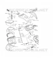 FRONT HULL PARTS voor Kawasaki JET SKI ULTRA 310X 2015