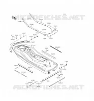 MOUSSE voor Kawasaki JET SKI ULTRA 310X 2015