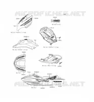 STICKER voor Kawasaki JET SKI ULTRA 310X 2015