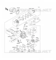 CARBURETOR voor Kawasaki JET SKI ST 1995