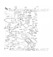 HULL PARTS voor Kawasaki JET SKI ST 1995
