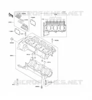 CRANKCASE(S) voor Kawasaki JET SKI 900 STX 2002