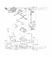 ELECTRIC EQUIPMENT voor Kawasaki JET SKI 900 STX 2002