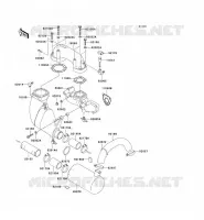 EXHAUST voor Kawasaki JET SKI 900 STX 2002