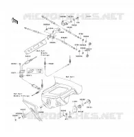CABLES voor Kawasaki JET SKI 900 STX 2005