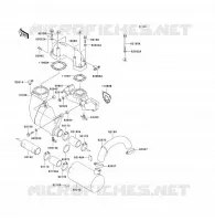 EXHAUST voor Kawasaki JET SKI 900 STX 2005