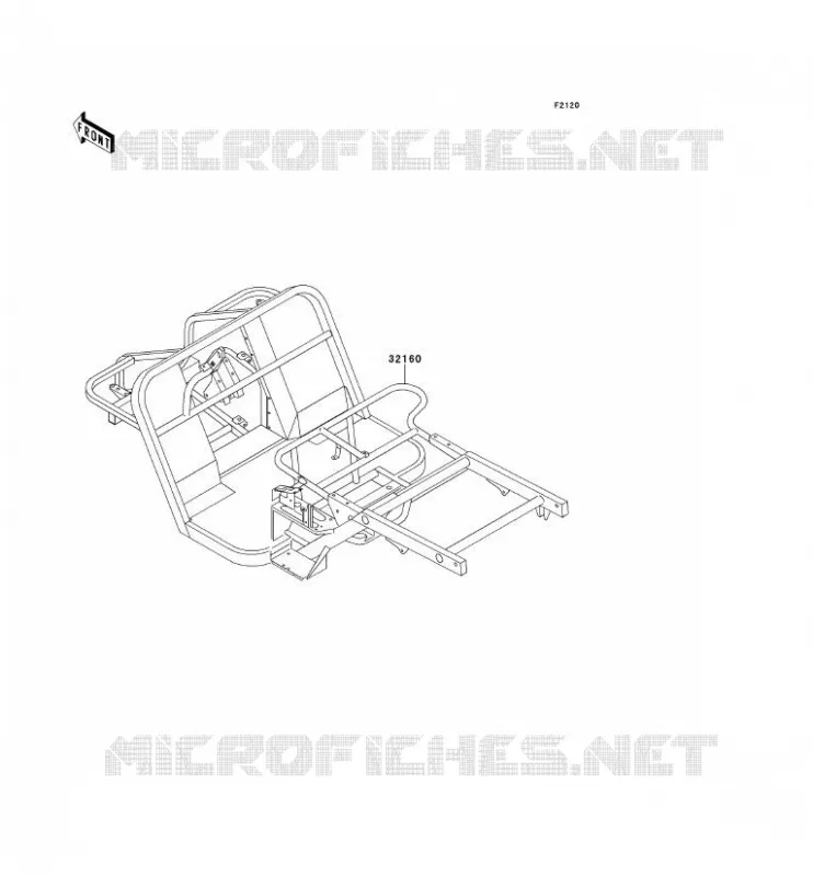 CHASSIS Kawasaki SSV 300 1997 MULE 550  KAF300-C1