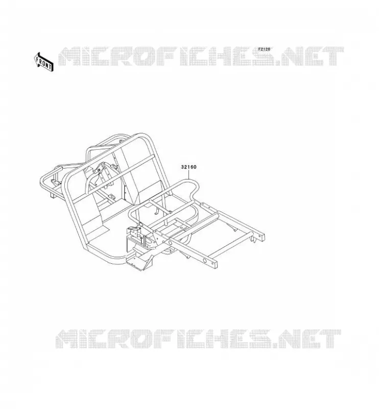 CHASSIS Kawasaki SSV 300 no_year MULE 550  KAF300-C3