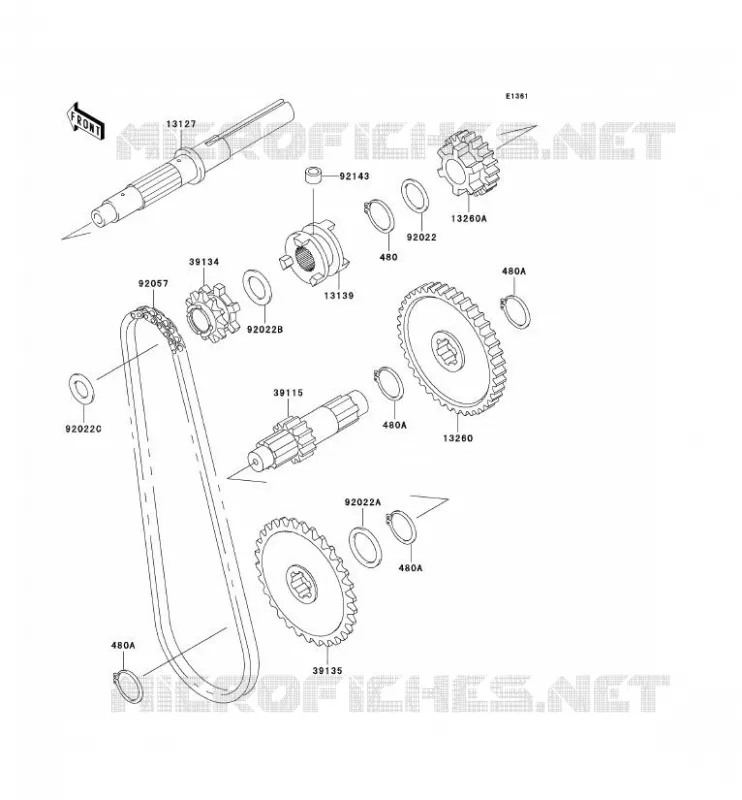 TRANSMISSION Kawasaki SSV 300 no_year MULE 550  KAF300-C3