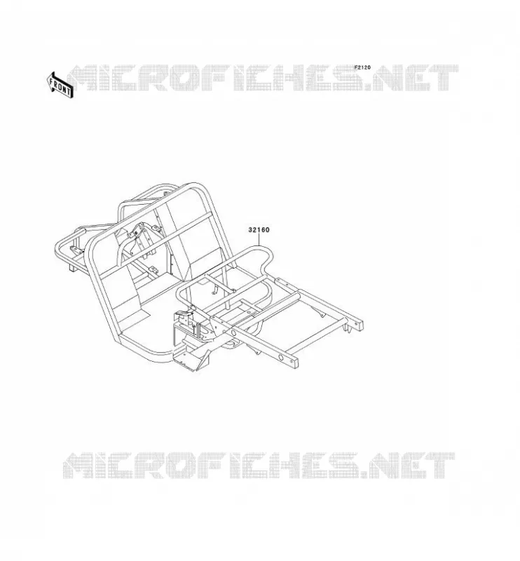 CHASSIS Kawasaki SSV 300 2000 MULE 550  KAF300-C4