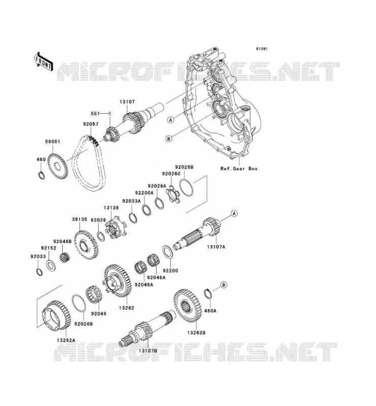TRANSMISSION Kawasaki SSV 400 2006 MULE 610 4X4  KAF400A6F