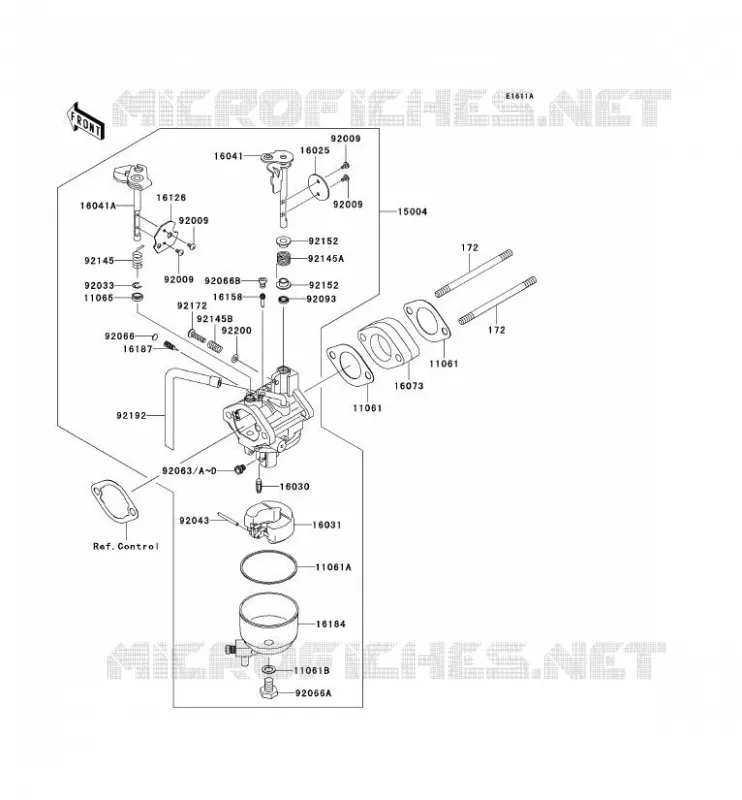 CARBURETOR(CA) Kawasaki SSV 400 2010 MULE 610 4X4  KAF400AAF