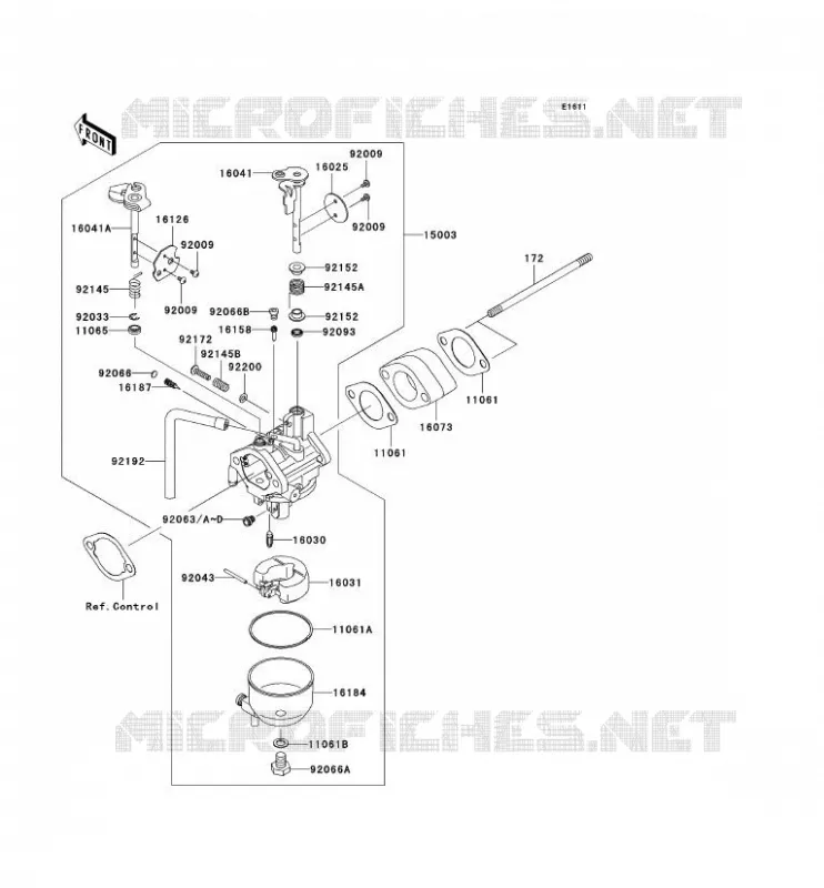 CARBURETOR Kawasaki SSV 400 2005 MULE 600  KAF400-B1