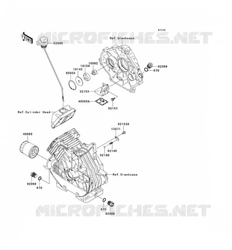 OIL PUMP Kawasaki SSV 400 2008 MULE 600  KAF400B8F