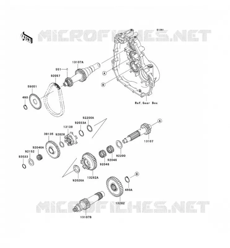 TRANSMISSION Kawasaki SSV 400 2010 MULE 600  KAF400BAF