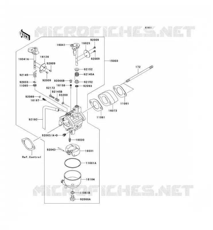 CARBURETOR Kawasaki SSV 400 2010 MULE 600  KAF400BAF