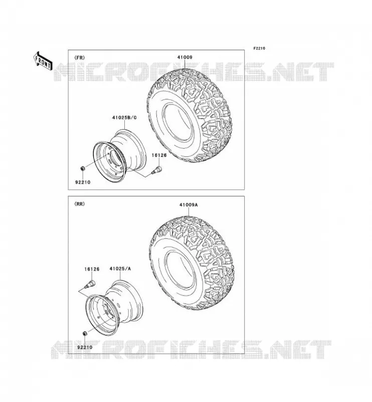 TIRES Kawasaki SSV 400 2013 MULE 600  KAF400BDF