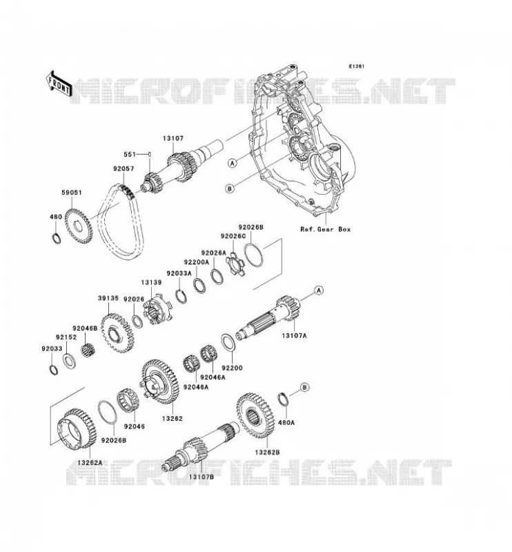 TRANSMISSION Kawasaki SSV 400 2005 MULE 610 4X4  KAF400-C1