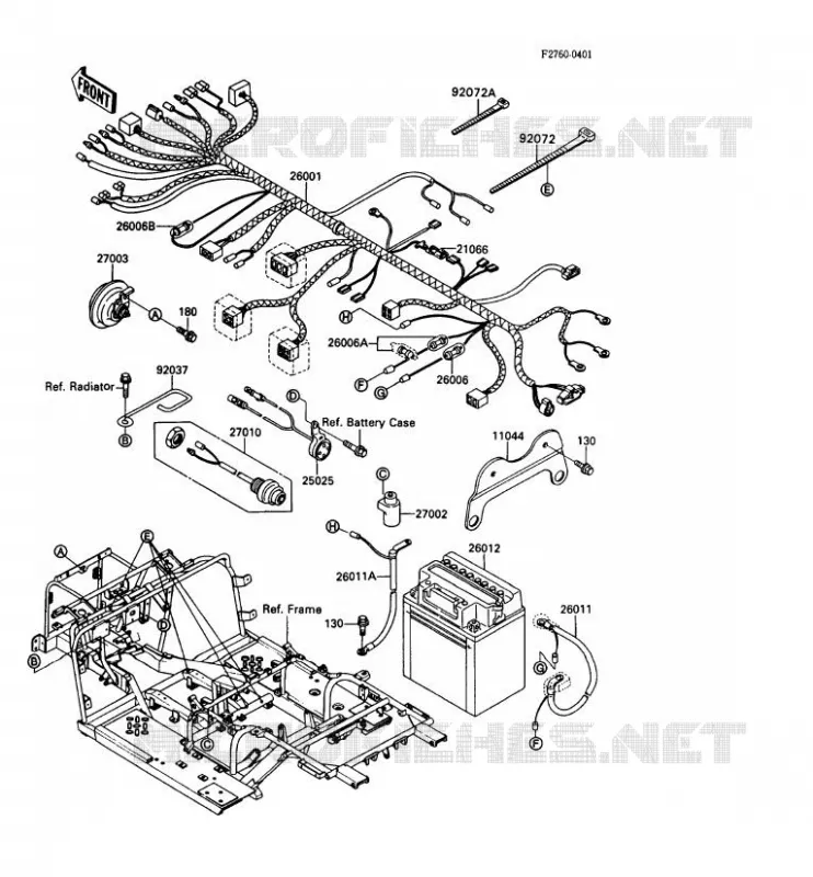 CHASSIS ELECTRICAL EQUIPMENT Kawasaki SSV 450 no_year MULE 1000  KAF450-B1