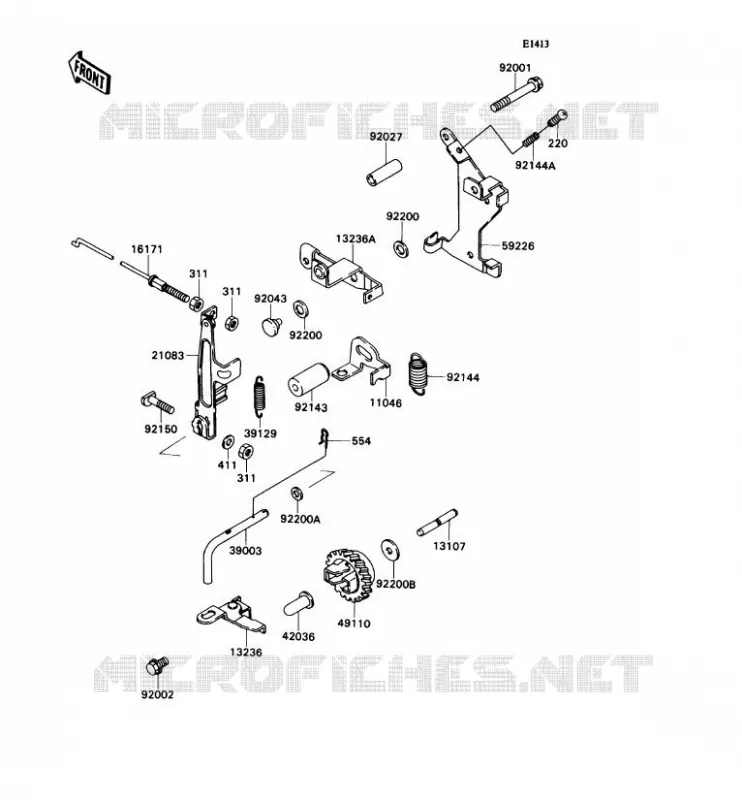 STEERING Kawasaki SSV 540 no_year MULE 2010  KAF540-C1