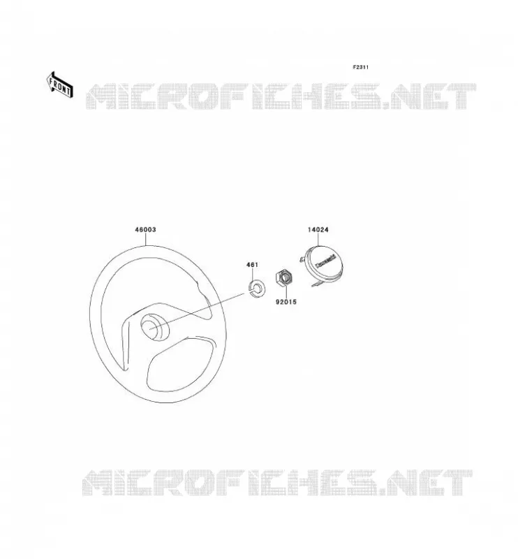 HANDLEBAR Kawasaki SSV 620 no_year MULE 2510  KAF620-A4
