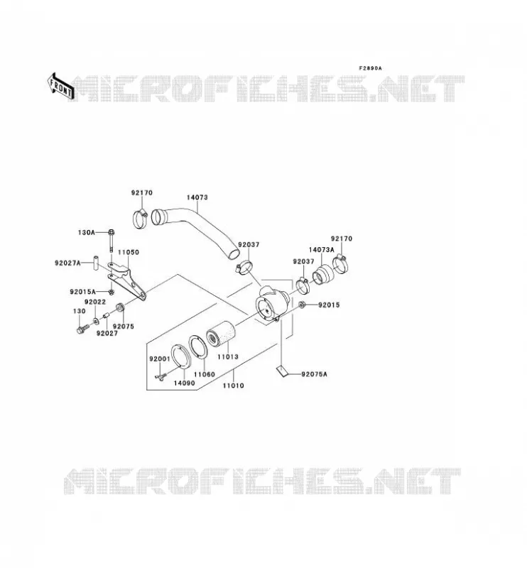 OPTION PARTS(FILTRE A AIR-BEL CON) Kawasaki SSV 620 no_year MULE 2510  KAF620-A4