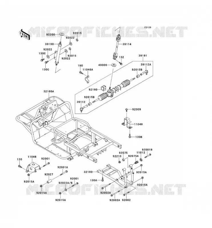 CHASSIS Kawasaki SSV 620 no_year MULE 2510  KAF620-A6