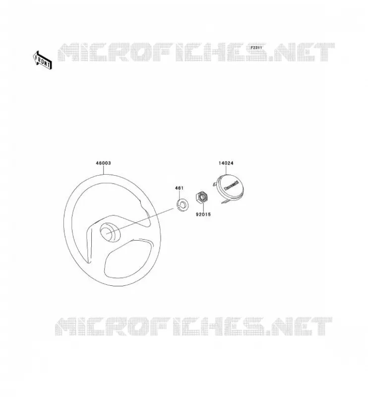 HANDLEBAR Kawasaki SSV 620 no_year MULE 2520  KAF620-B2