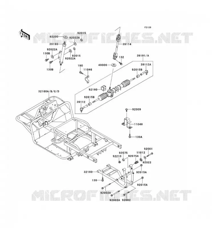 CHASSIS Kawasaki SSV 620 no_year MULE 2500  KAF620-C1