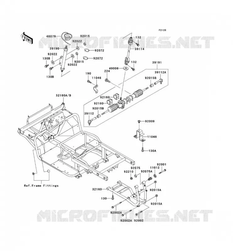 CHASSIS Kawasaki SSV 620 2001 MULE 3000  KAF620-G1