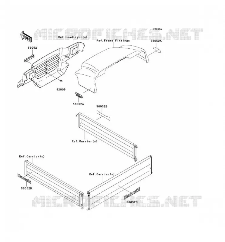 STICKER Kawasaki SSV 620 2003 MULE 3000  KAF620-G3