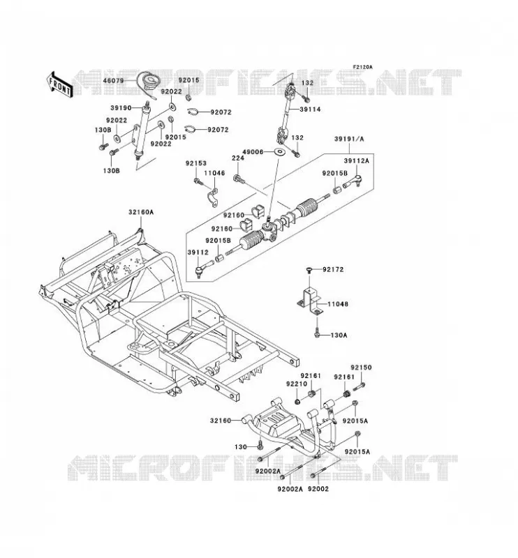 CHASSIS Kawasaki SSV 620 no_year MULE 3000  KAF620-G5