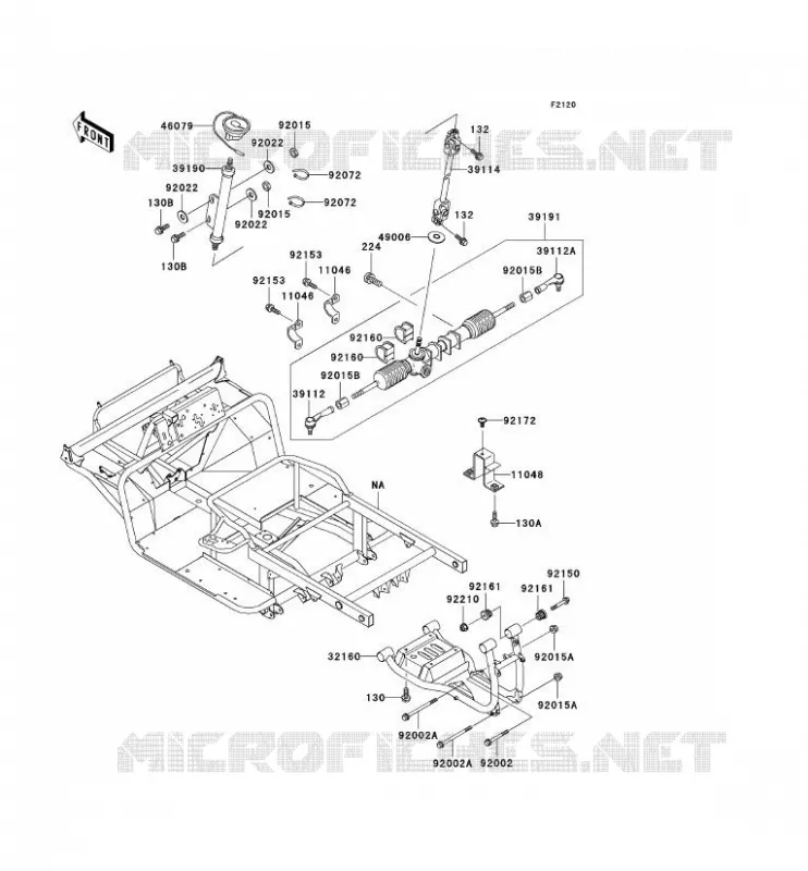 CHASSIS Kawasaki SSV 620 2006 MULE 3000  KAF620G6F