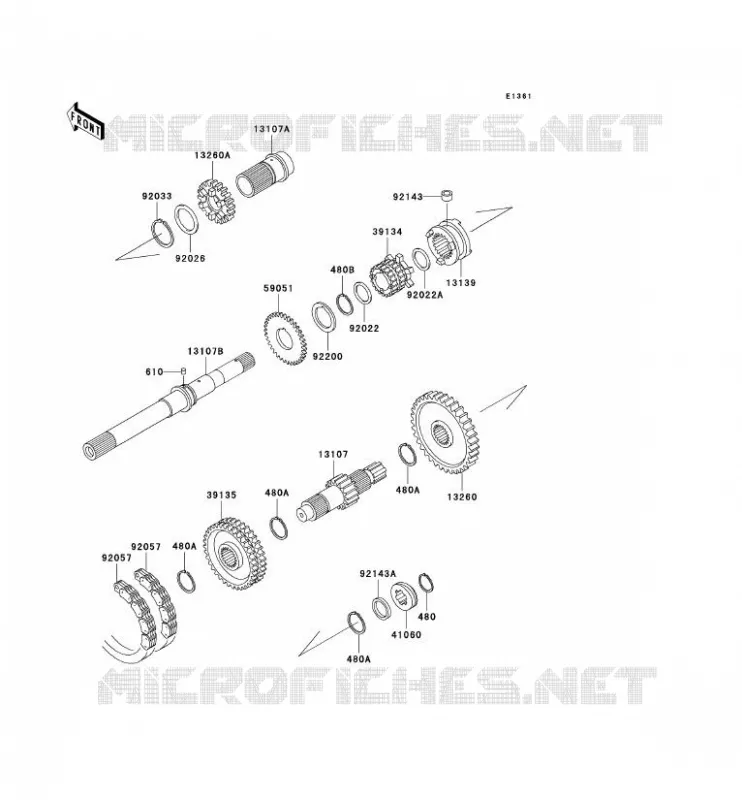 TRANSMISSION Kawasaki SSV 620 2006 MULE 3000  KAF620G6F