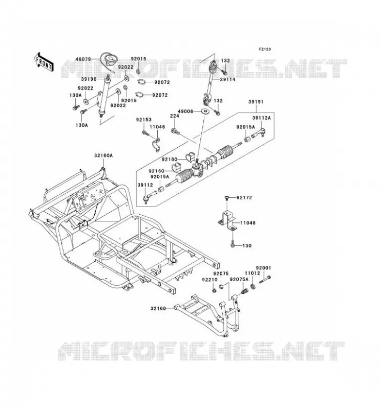 CHASSIS Kawasaki SSV 620 no_year MULE 3010 4X4  KAF620-H1