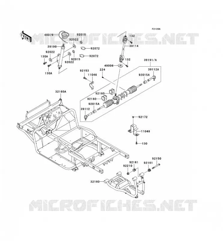 CHASSIS Kawasaki SSV 620 no_year MULE 3010 4X4  KAF620-H3