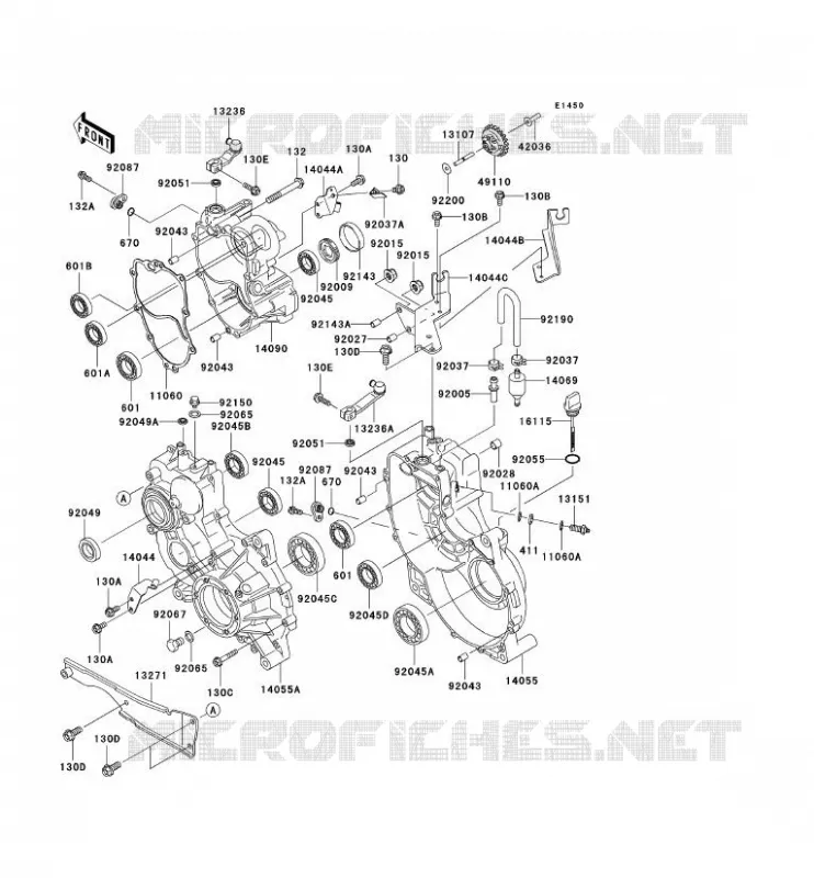DRIVE SHAFT - FINAL GEAR Kawasaki SSV 620 2005 MULE 3010 TRANS 4X4  KAF620-J1