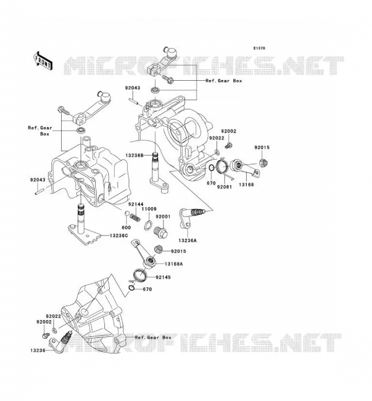 SHIFT Kawasaki SSV 620 2006 MULE 3010 TRANS 4X4  KAF620J6F