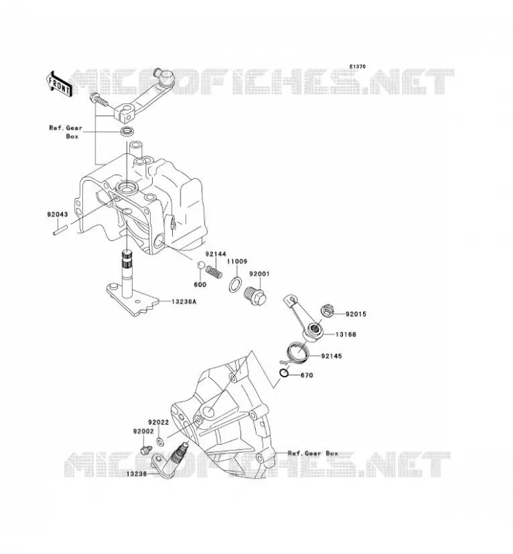 SHIFT Kawasaki SSV 620 2010 MULE 4000  KAF620PAF
