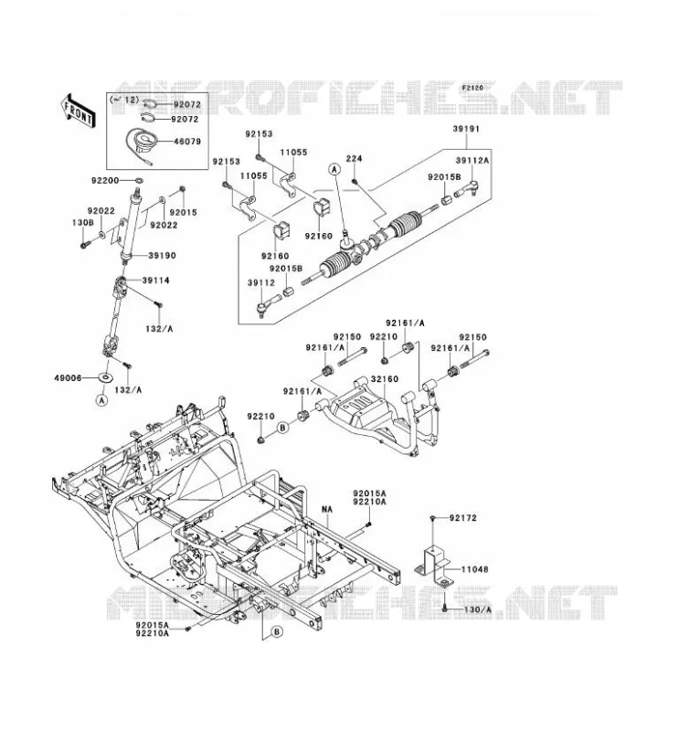CHASSIS Kawasaki SSV 620 2013 MULE 4000  KAF620PDF